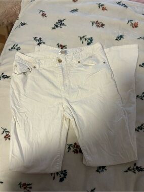 Talbots White Women's Classic Straight Jeans